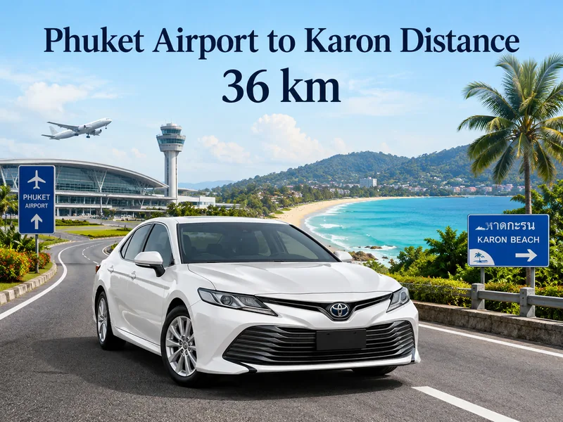 Taxi from Phuket airport to Karon