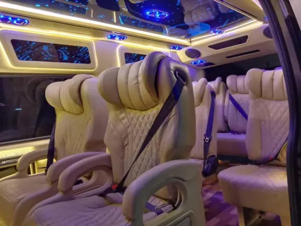 VIP minibus interior